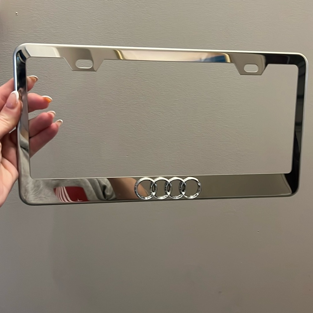 Audi Stainless Steel license plate frame